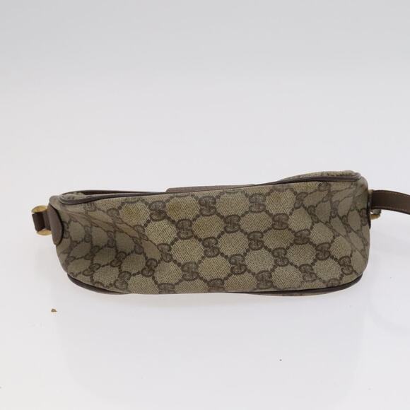 GUCCI GG Supreme Shoulder Bag Pvc Leather Beige Green Red - Picture 9 of 16